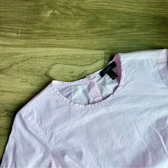J. Crew Orchid Pink Button Back Bell Sleeve Top – Size 0 - Picture 3 of 12